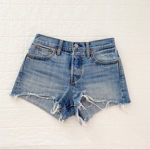LEVI’S denim micro shorts high rise FREE PEOPLE